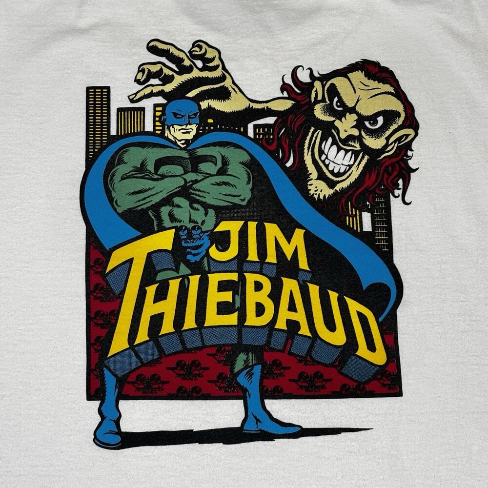 VTG 90s Y2K NHS Skate Jim Thiebaud Santa Monica Airlines Art T Shirt Size Medium - Picture 2 of 7